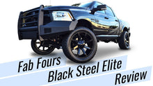 Fab Fours CH08-Q2062-1 Chevy Silverado 2500/3500 2007.5-2010 Black Steel Elite Front Bumper with Pre-Runner Guard