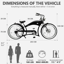 Tracer 500W Twenty5 GT Chopper Cruiser Electric Bike