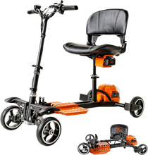 Super Handy GUT164 GUT165 Mobility Scooter 4 Wheel Foldable 48V 2Ah 330 lbs. Capacity 3.7 MPH 6.5 Mile Range New - GUT164
