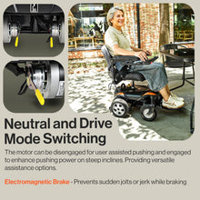 Super Handy GUT172 GoRide CRZ Power Wheelchair Rear-Wheel Drive 300 lbs. Capacity 24V 250W 4 MPH 6.7 Mile Range New - GUT172