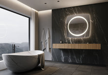 Paris Mirror 40" x 40" Square Halo Illuminated Mirror 3000K - HALOX40403000