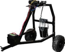 MotoAlliance Impact Implements Log Hauler 1500 Lbs Capacity with Viper Winch New - IP4424_MD4500_BK