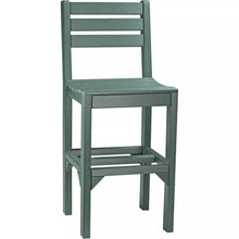 LuxCraft Outdoor Bar Height Island Poly Side Chair