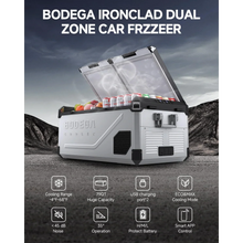 BODEGACOOLER 12 Volt Refrigerator 79QT/75L Hard Insulated Dual Zone