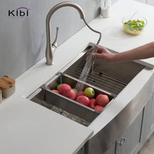 Kibi 30" x 22" x 10" Single Bowl Farmhouse Apron Kitchen Sink With Satin Finish - K1-SF30T