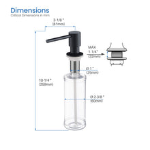 Kibi Bari Single Handle Pull Down Kitchen Bar Sink Faucet With Soap Dispenser in Matte Black Finish - C-KKF2015MB-KSD100MB