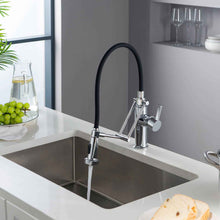 Kibi Engel Single Handle Pull Down Kitchen Faucet In Chrome Finish - KKF2014CH