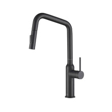 Kibi Macon Single Handle High Arc Pull Down Kitchen Faucet in Matte Black Finish - KKF2007MB