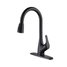 Kibi Single Handle Pull Down Kitchen Faucet In Oil Rubbed Bronze Finish - F101ORB