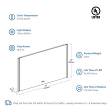 Blossom Binary 48″ LED Mirror - LED M5 4832 CH