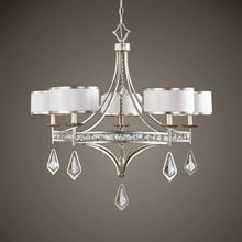 Uttermost Tamworth 5 Light Silver Champagne Chandelier 21268