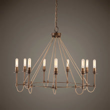 Uttermost Lyndhurst Industrial 9 Light Chandelier 21321