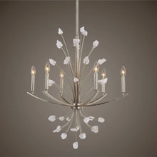 Uttermost Juliette 6 Light Silver Chandelier 21345