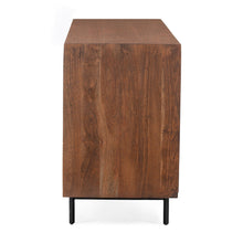Union Home Mod Sideboard Rattan In Porto Dark Finish  - LVR00251