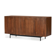 Union Home Mod Sideboard Rattan In Porto Dark Finish  - LVR00251