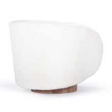Union Home Rotunda Chair - White Boucle -  LVR00748