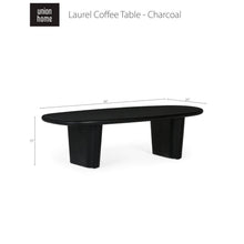 Union Home Laurel Coffee Table - Charcoal -  LVR00294