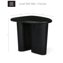 Union Home Laurel Side Table - Charcoal -  LVR00341
