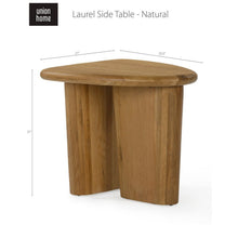 Union Home Laurel Side Table - Natural  - LVR00342