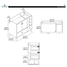 Blossom Lyon 36 Inch Bathroom Vanity - V8023 36 01