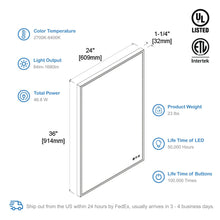 Blossom Stellar 24 Inch LED Mirror - LED M4 2436 MB