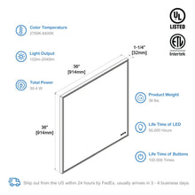 Blossom Stellar 36 Inch LED Mirror - LED M4 3636 MB