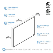 Blossom Stellar 48 Inch LED Mirror - LED M4 4836 MB