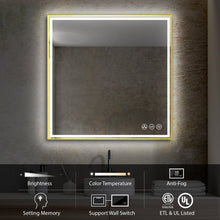 Blossom Stellar 36 Inch LED Mirror - LED M4 3636 MB