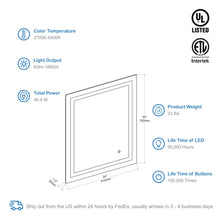 Blossom Lyra 24 x 30 Inch LED Mirror - LED M8 2430