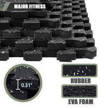Major Fitness Rubber Flooring Gym Mats 0.31" Thickness - FM-01