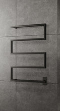 Paris Mirror Metis Wall Mounted Electric Towel Warmer in Black - METIBLK05