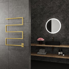 Paris Mirror Metis Wall Mounted Electric Towel Warmer in Gold - METIGLD05