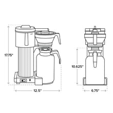 Moccamaster CDT Grand in Brushed Silver - 39340