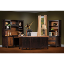 QW Amish Manhattan Resawn Credenza w/ Optional Hutch - 450C-MAN-403-RS