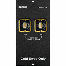 Marshall Electronics TeleCube Fiber Optic Input / Output Base Module - MDTCB
