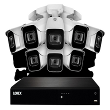 LorexLorex 16-Channel Fusion NVR System with Eight 4K (8MP) IP Cameras Security Surveillance System New - N4K3-168WB