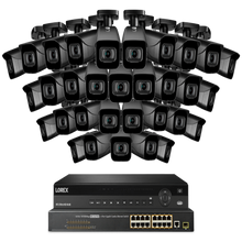 Lorex NC4K8-3232BB 32-Channel NVR System with Thirty-Two 4K (8MP) IP Cameras Security Surveillance System New - NC4K8-3232BB