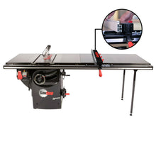 SawStop 1.75HP Professional Cabinet Saw w/52" T-Glide Advance Fence, Rails & Extension Table - PCS175-ATGP52