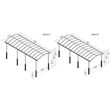 Palram - Canopia | Arcadia Alpine RV Carport 12x28x11.5 ft - HG9127