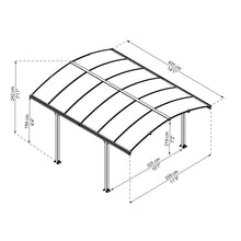 Palram - Canopia | Arcadia 5000 Carport 12x14x8 ft - HG9115