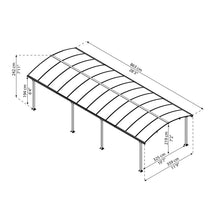 Palram - Canopia | Arcadia 5000 Carport 12x28x8 ft - HG9119