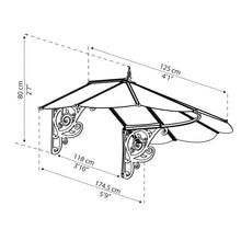 Palram - Canopia | Lily Door Awning - HG9575