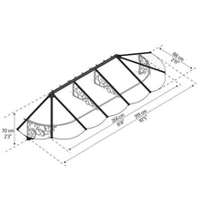 Palram - Canopia | Lily Door Awning - HG9575