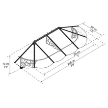 Palram - Canopia | Lily Door Awning - HG9575