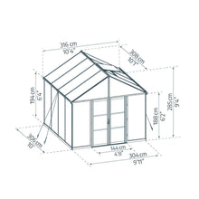 Palram - Canopia | Aria Greenhouse with Polycarbonate Glazing - HG5728