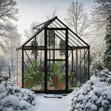 Palram - Canopia | Hybrid 6x8 ft - Black Frame With Polycarbonate Hybrid Panels - HG5508K