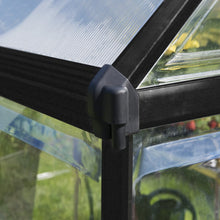 Palram - Canopia | Hybrid 6x8 ft - Black Frame With Polycarbonate Hybrid Panels - HG5508K