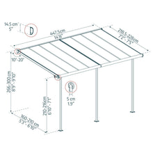 Palram - Canopia | Sierra Patio Cover - 7.5ft Wide - HG9075