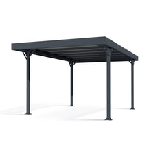 Palram - Canopia | Palma 5000 Carport/Patio Cover - Gray/Gray - 16X10x7 ft - HG9134