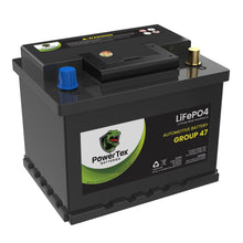 PowerTex 2018 Acura NSX Car Battery BCI Group 47 H5 Lithium LiFePO4 Replacement Automotive Battery - PTLG47-3